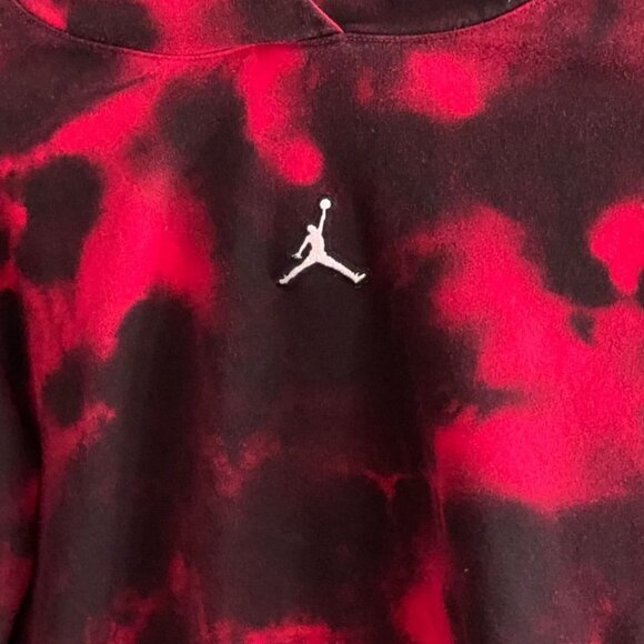 Jordan Jumpman Girls Tie-Dye Style Hoodie/Sweatshirt-Very Berry-Size Lg-GUC - Picture 2 of 5